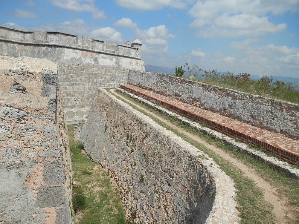 サンティアゴ・デ・クーバ モロ要塞 外壁