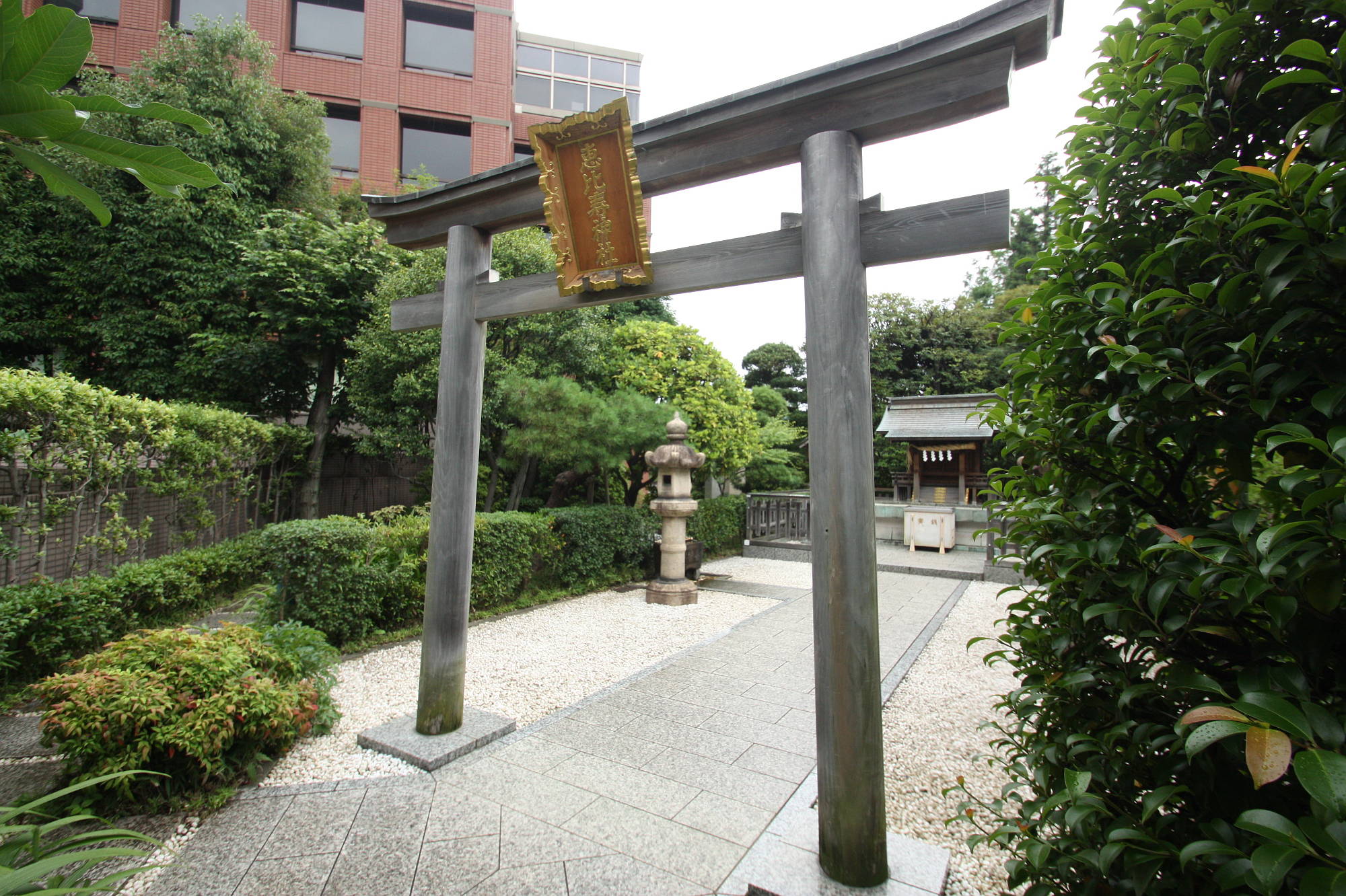 【恵比寿ガーデンプレイス】恵比寿神社の鳥居