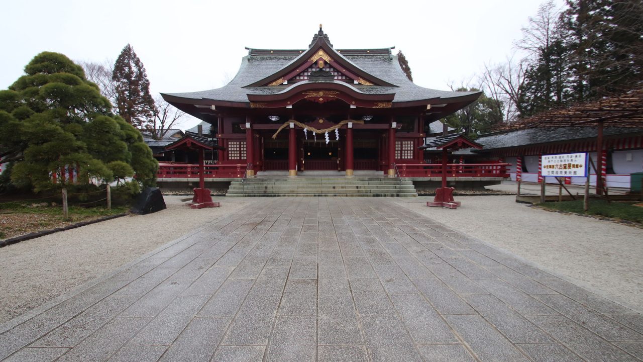 笠間稲荷神社の拝殿